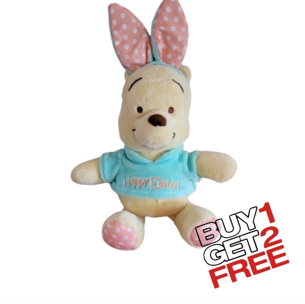 Winnie The‎ Pooh Happy Easter Bunny Pastel colors 2020